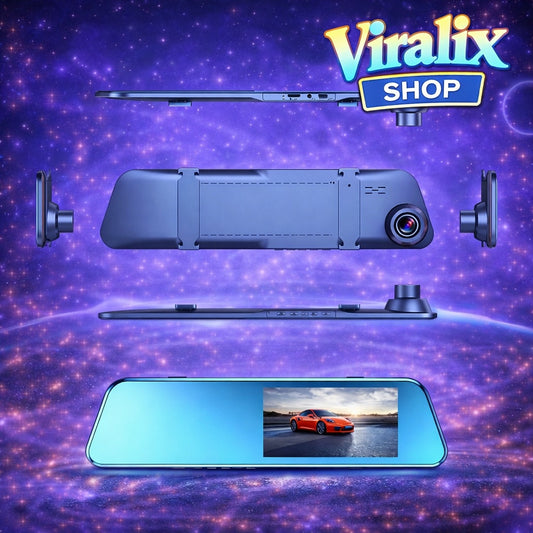 Dashcam 1080p con Cámara de Marcha Atrás – Seguridad Total en Cada Trayecto