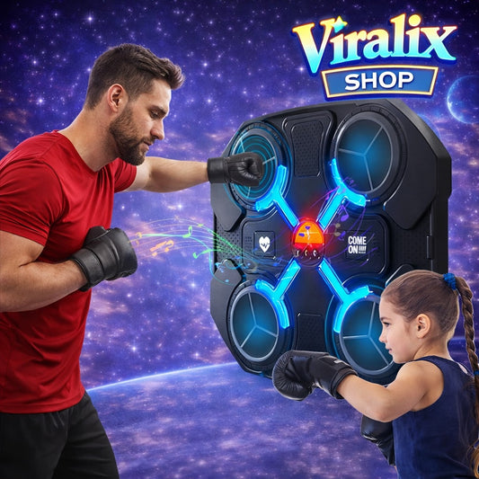 Máquina de Boxeo con Música (4 Pads) – Entrena, Diviértete y Libera Estrés