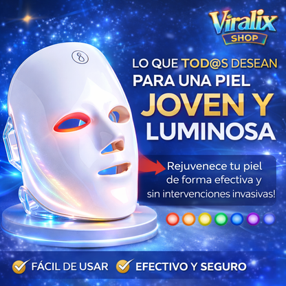 Viralix GlowMask™ – Máscara Facial LED Profesional