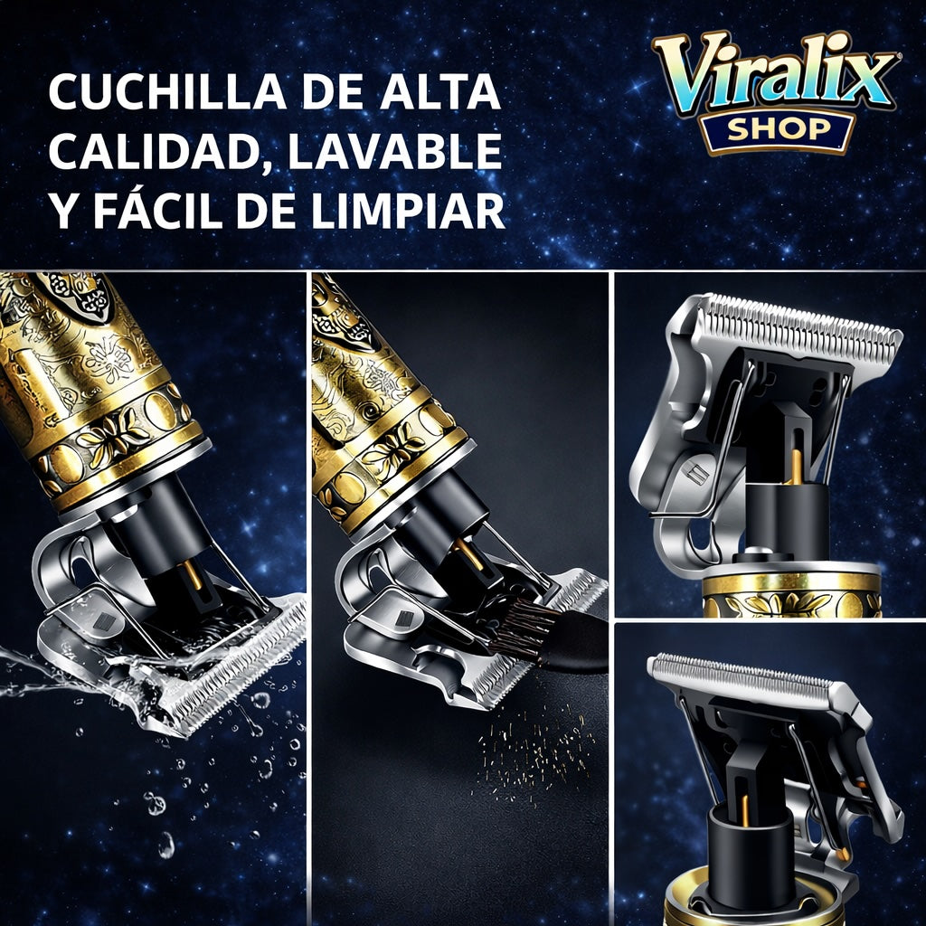 Maquinilla de Afeitar Buda Gold – Cortadora Profesional de Precisión