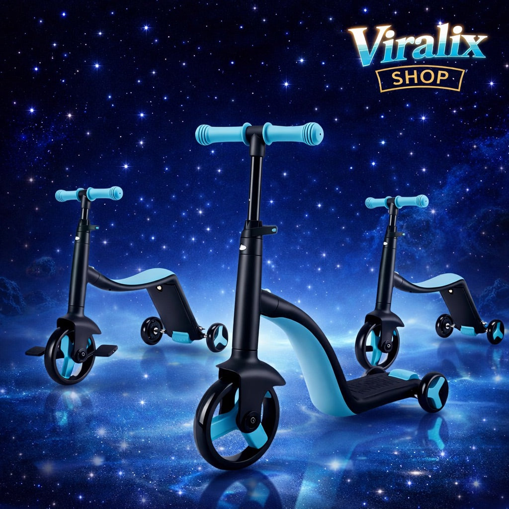 Patinete Scooter Evolutivo 3 en 1 – Crece con tu hijo