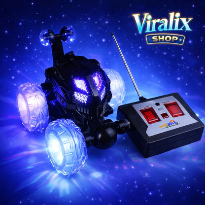 Coche Teledirigido Acrobático con Luces LED y Música – Diversión Sin Límites