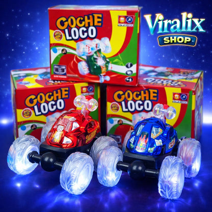Coche Teledirigido Acrobático con Luces LED y Música – Diversión Sin Límites