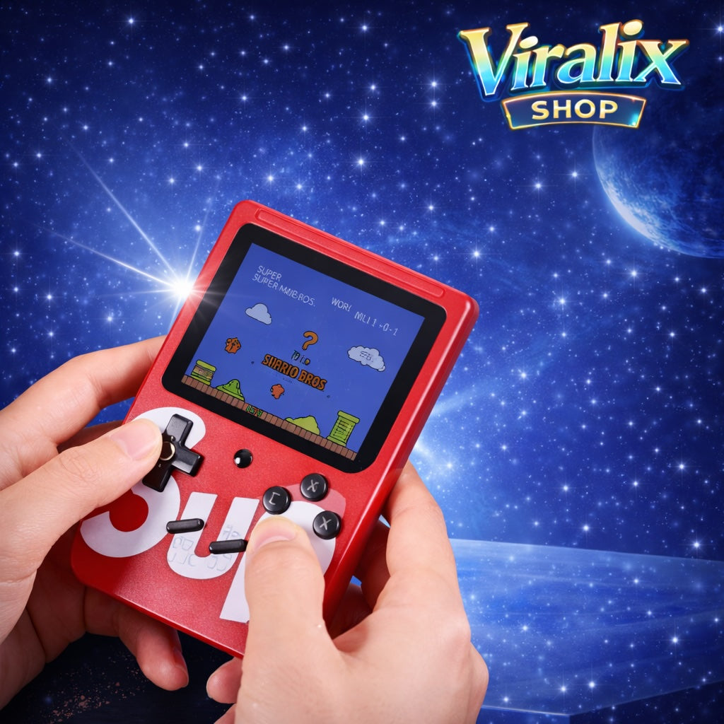 Mini Consola Retro Portátil – 400 Juegos Clásicos en tu Bolsillo