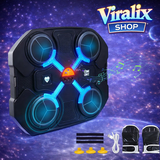 Máquina de Boxeo con Música (4 Pads) – Entrena, Diviértete y Libera Estrés