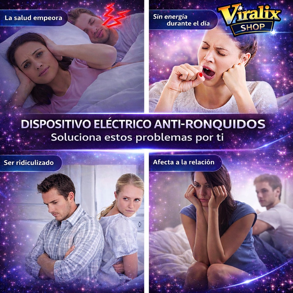 Dispositivo Anti Ronquidos Inteligente – Duerme Mejor Desde la Primera Noche
