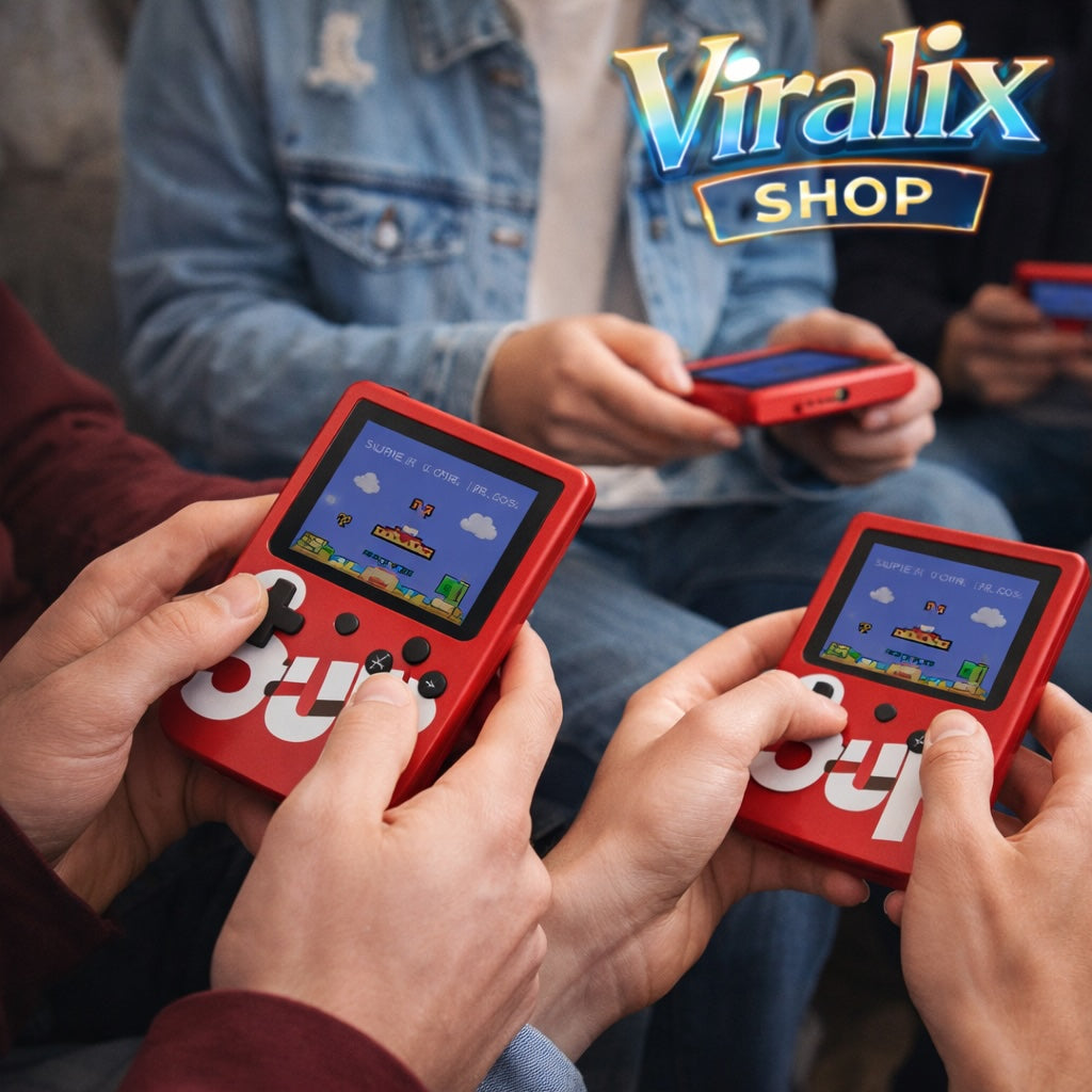 Mini Consola Retro Portátil – 400 Juegos Clásicos en tu Bolsillo