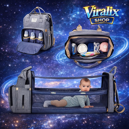 Mochila Cambiador Bebé 3 en 1 – Comodidad total en cualquier lugar