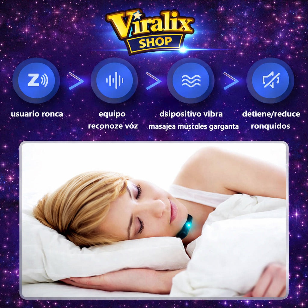 Dispositivo Anti Ronquidos Inteligente – Duerme Mejor Desde la Primera Noche