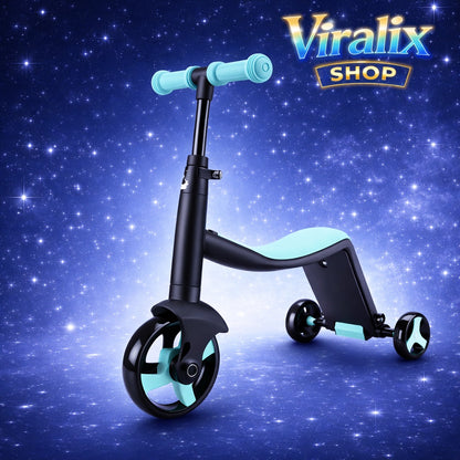 Patinete Scooter Evolutivo 3 en 1 – Crece con tu hijo